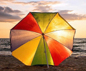 Sun Protection Water Proof Fabric Polyester Garden Umbrella for Beach, Lawn  - PremiumAV