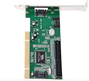 PremiumAV PremiumAV PCI to SATA and IDE Expansion Card, 3 SATA Ports, 1 IDE Port, Green - PremiumAV