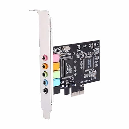 PremiumAV PremiumAV PremiumAV CMI8738 6-Channel PCI Express Digital 3D Audio Stereo Sound Card for PC Surround Sound for Gaming, Movies, and Music –  