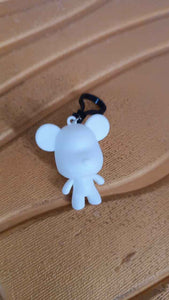 Cute Cartoon Bear Keychain (1 Pc)