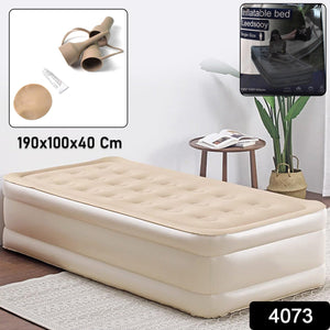 PremiumAV Portable Inflatable Bed Folding Lazy Bed (190x100x40 Cm / 1 Pc) - PremiumAV