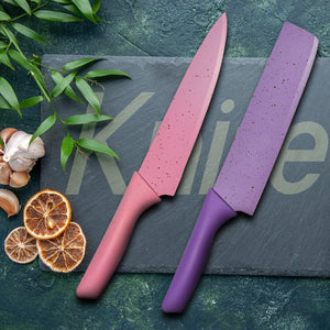 PremiumAV Corrugated 6Pc Kitchen Knife Set Professional Box Knife Set 6 Piece Forged Kitchen Knives with Box. - PremiumAV