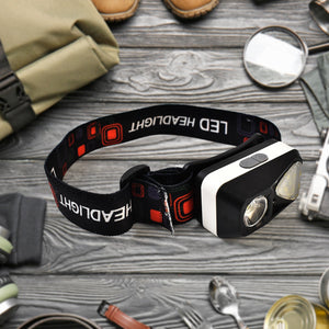 PremiumAV Ultra Bright Head-Mounted Flashlight - PremiumAV