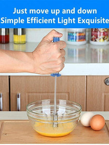 Durable stainless steel blender for mixing various beverages and ingredients.