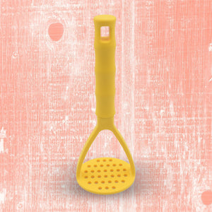 Potato Masher Tool - Heavy Duty Kitchen Utensil for Vegetables & Fruits with Comfort Grip (1 Pc)