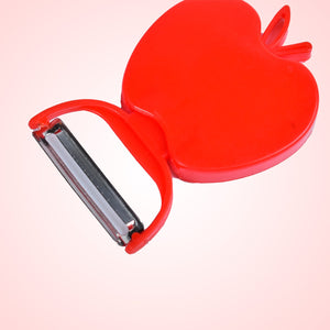 PremiumAV Apple-Shaped Folding Peeler  Compact & Easy Veg Peeling - PremiumAV