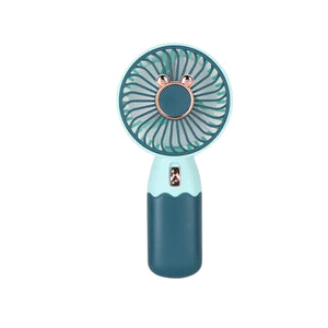 PremiumAV PremiumAV Mini Fan Rechargeable Table Fan Handheld Fan USB Fan Desk Fan Cooling Fan For Home , Office , Car, & Multi Use Fan (Battery Not Include) – n 