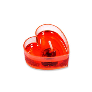PremiumAV Heart Shape Wax Scented Candles. (Pack of 20 pcs)