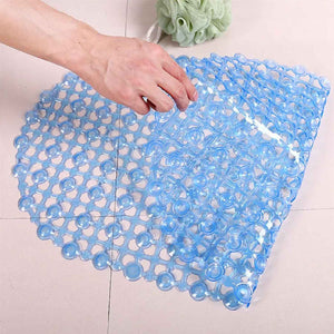 PremiumAV Nonslip Soft Rubber Bath Mat for Bathtub and Shower, Anti Slip Bacterial Anti Bacterial Machine Washable PVC Bath Mat