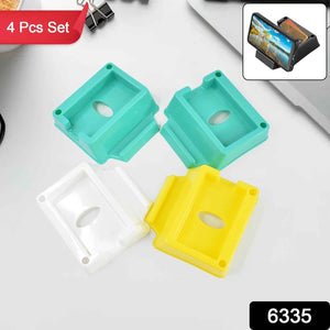 Plastic Mobile Phone Stand Holder (4 Pcs Set)