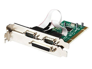 BigPlayer BigPlayer 2 x DB9 (Serial, RS232) & 1x DB25 (LPT1, Parallel) Ports PCI Card with Chipset - PremiumAV