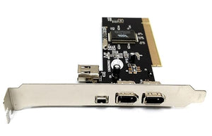 PremiumAV PremiumAV PCI Firewire Card  3 Ports IEEE 1394 High-Speed Firewire 400 Adapter for PC, Ideal for Digital Cameras, External Drives, and More - PremiumAV