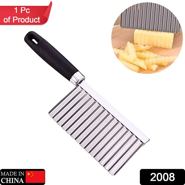 Crinkle cutting knife