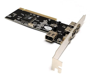 PremiumAV PremiumAV PCI Firewire Card  3 Ports IEEE 1394 High-Speed Firewire 400 Adapter for PC, Ideal for Digital Cameras, External Drives, and More - PremiumAV