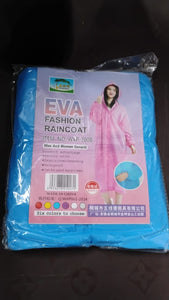 Adult Portable Rain Coat, Men & Women Outdoor Traveling Eva Material Raincoat