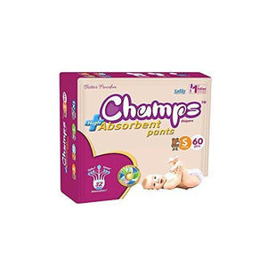 Premium Champs High Absorbent Pant Style Diaper Small, Medium and Large Size Diaper  - PremiumAV