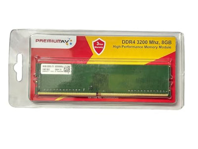 PremiumAV PremiumAV 8GB DDR4 3200 MHz High-Speed RAM Module for Gaming & Multitasking