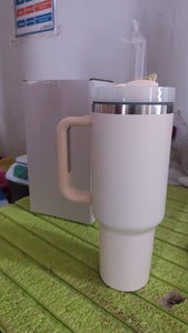 PremiumAV 1200 ML Insulated Tumbler with Lid and Straw, Thermal Cope Beer Quencher (1200ml / 1 Pc / Mix Color) - PremiumAV