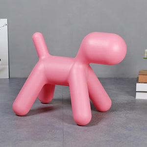 PremiumAV PremiumAV Plastic Cute Animal Puppy Chair,Creative Dog Low Footstool,Cartoon Foot Rest Stool for Bedroom Living Room Entrance Gift (1 Pc) –  