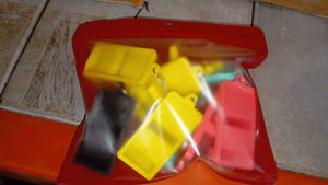 Plastic 2-in-1 Mobile Stand Keychain (9 Pc)