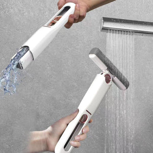 Portable Self-Squeeze Short Mop, Mini Hand Wash-Free Strong Absorbent Mop with 1 Cotton Head, Cleaning Sponge For Bathroom Kitchens Table  - PremiumAV