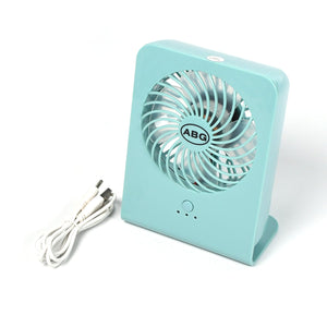 PremiumAV Portable Desk Fan  Big Table Fan with 3-Speed Settings for Office, School & Home (Battery Not Included) - PremiumAV