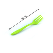 Ergonomic plastic serving forks, easy to hold and perfect for parties.