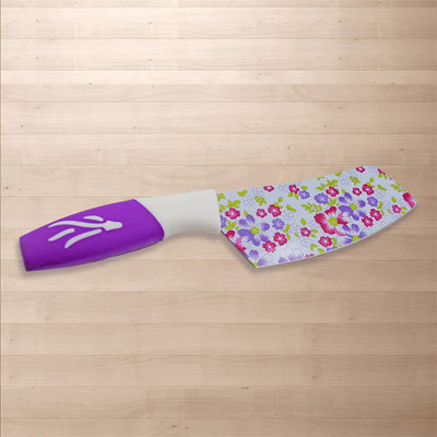 Colorful Designer Stainless Steel Chef Kitchen Knife,  Unique Liquid Marble Sharp Kitchen Knives With Card Packing- Scratch Resistant And Anti Rust Knives For Kitchen 9 Inch (1 Pc)