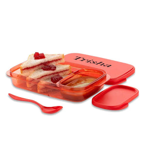 Customize Seal Rectangular 2 Containers Lunch Box