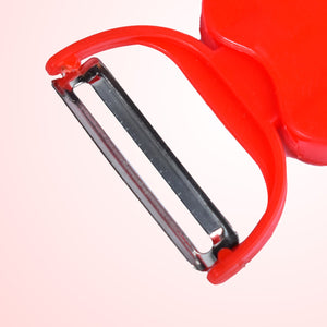 PremiumAV Apple-Shaped Folding Peeler  Compact & Easy Veg Peeling - PremiumAV