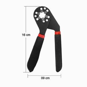 PremiumAV Multi-Function Hexagon Universal Wrench Adjustable Bionic Plier Spanner Repair Hand Tool (Small) Single Sided Bionic Wrench Household Repair