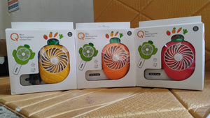 PremiumAV Rechargeable Handheld Mini Fan (Battery Not Included / Mix Colour) - PremiumAV