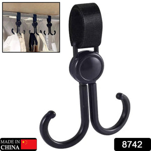 PremiumAV 360° Rotating Multi-Purpose Baby Carriage Hook  For Strollers, Cars & More (1 Pc)  - PremiumAV