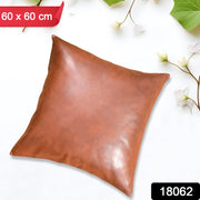Close-up of the texture of a premium pillow cover, highlighting its soft fabric.