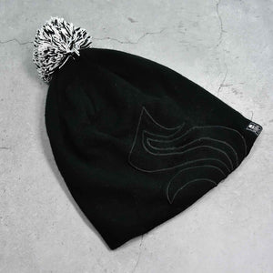 PremiumAV Men's and Women's Skull Slouchy Winter Woolen Knitted Black Inside Fur Beanie Cap.