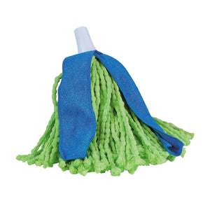 PremiumAV PremiumAV Microfiber Cone Mop and Cone Broom Used for Cleaning Dusty and Wet Floor Surfaces and Tiles. –  