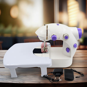 PremiumAV PremiumAV Home Tailoring Sewing Machine With Extension Table Set, Foot Pedal, Adapter Mini Electric Silai Machine, Portable Stitching Machine/Tailorin 