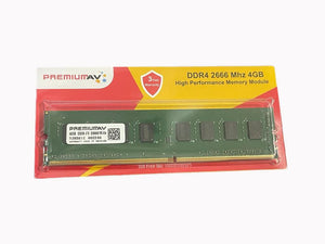 PremiumAV PremiumAV PremiumAV 4GB DDR4 Desktop RAM 2666MHz | High-Performance Memory for PC | Compatible with Intel & AMD | Low Power Consumption | 3-Year Warra 