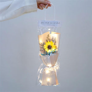 PremiumAV PremiumAV Home Decoration Rose Hand Made Valentine's Day Artificial Flowers Simulation Flower Soap Flowers Mini Bouquet (1 Pc) –  
