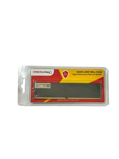 PremiumAV PremiumAV 16GB DDR5 4800MHz High Performance Memory Module  Fast, Reliable RAM for Enhanced PC Performance