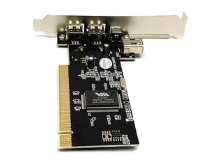 PremiumAV PremiumAV PCI Firewire Card  3 Ports IEEE 1394 High-Speed Firewire 400 Adapter for PC, Ideal for Digital Cameras, External Drives, and More - PremiumAV