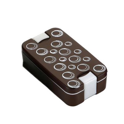 PremiumAV Airtight Lunch Box - 2 Compartment, Leak-Proof, Food-Grade Material, Modern Compact Design with Spoon