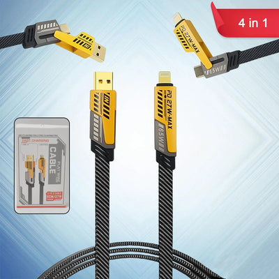 PremiumAV 4 in 1 Charging Cable 65W Cable (1 Pc / 1 Mtr.)