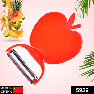 PremiumAV Apple-Shaped Folding Peeler  Compact & Easy Veg Peeling - PremiumAV
