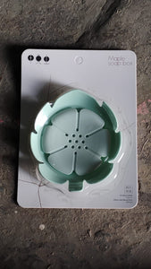 PremiumAV Plastic Flowers Soap Dish Bathroom Accessories Set Shower Gift (1 Pc)  - PremiumAV