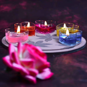 PremiumAV Heart Shape Wax Scented Candles. (Pack of 20 pcs)