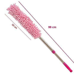 PremiumAV Multipurpose Microfiber Cleaning Duster With Extendable Telescopic Wall Hanging Handle