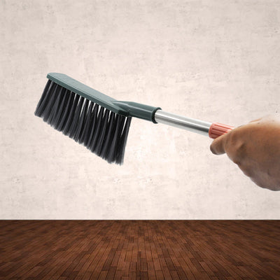 PremiumAV 17 inch Stainless Steel Sofa Cleaner Brush, Carpet Cleaning Brushes with Non-Slip Long Handle, Dust Cleaning Brush for Removing Dust from Ca