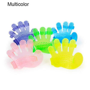 PremiumAV Rubber Pet Cleaning Massaging Grooming Glove Brush  - PremiumAV