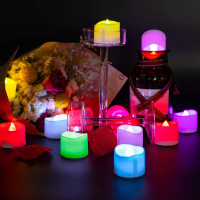 1PC FESTIVAL DECORATIVE - LED TEALIGHT CANDLES | BATTERY OPERATED CANDLE IDEAL FOR PARTY, Diwali